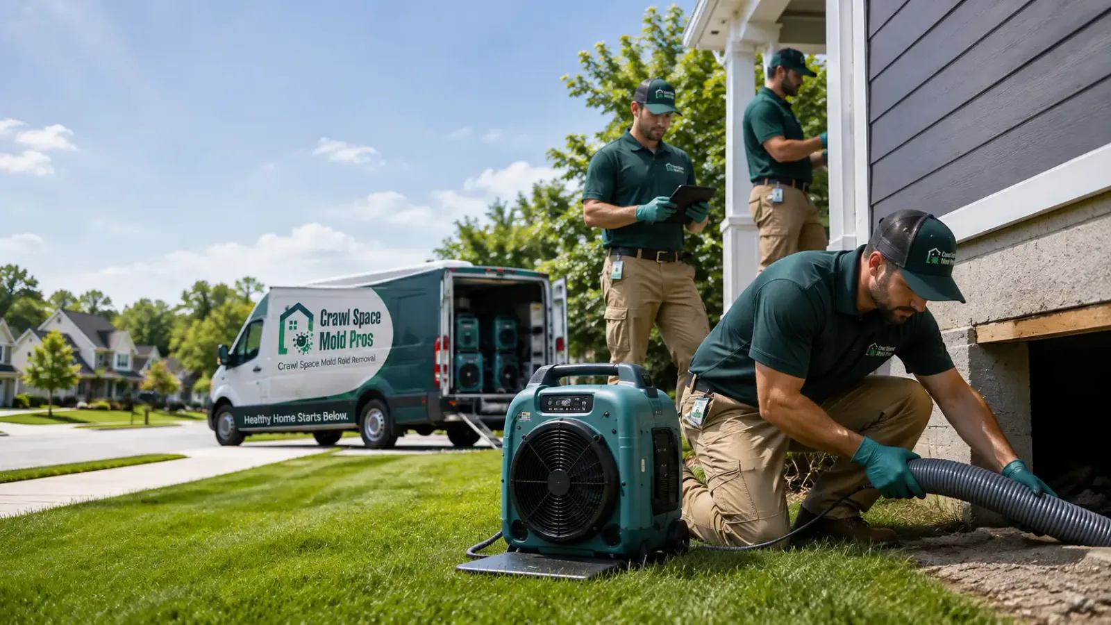 Crawl Space Mold Removal in Carrier Mills, IL